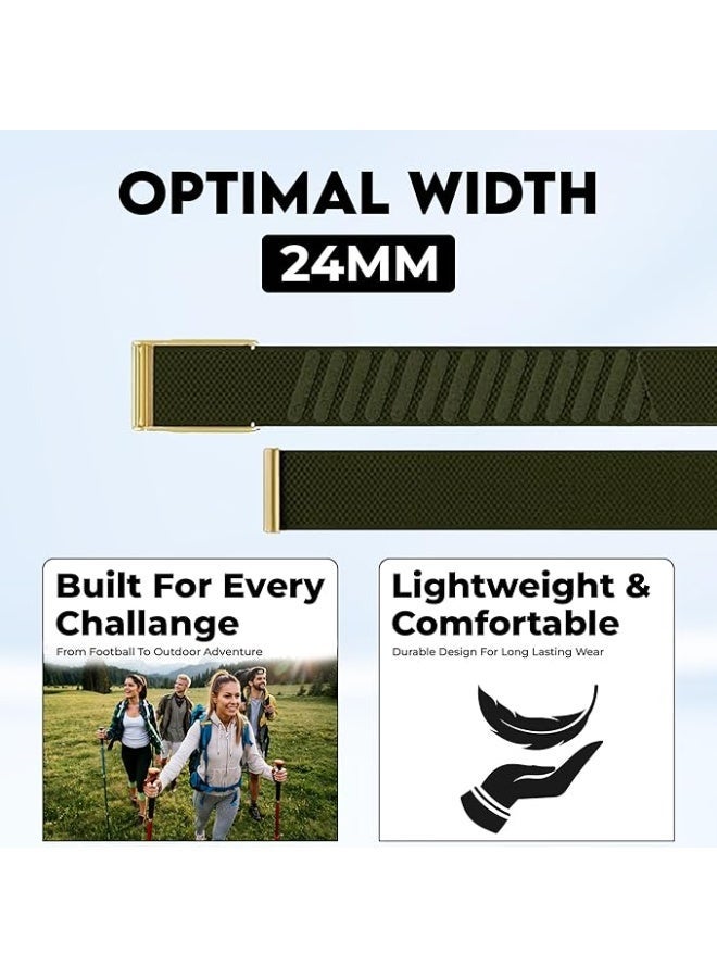 سوار دادو الرياضي المصنوع من النايلون فائق النعومة متوافق مع أجهزة 5.0 | حزام متين ومريح يسمح بمرور الهواء | غير متوافق مع الجيل الرابع - Image 4